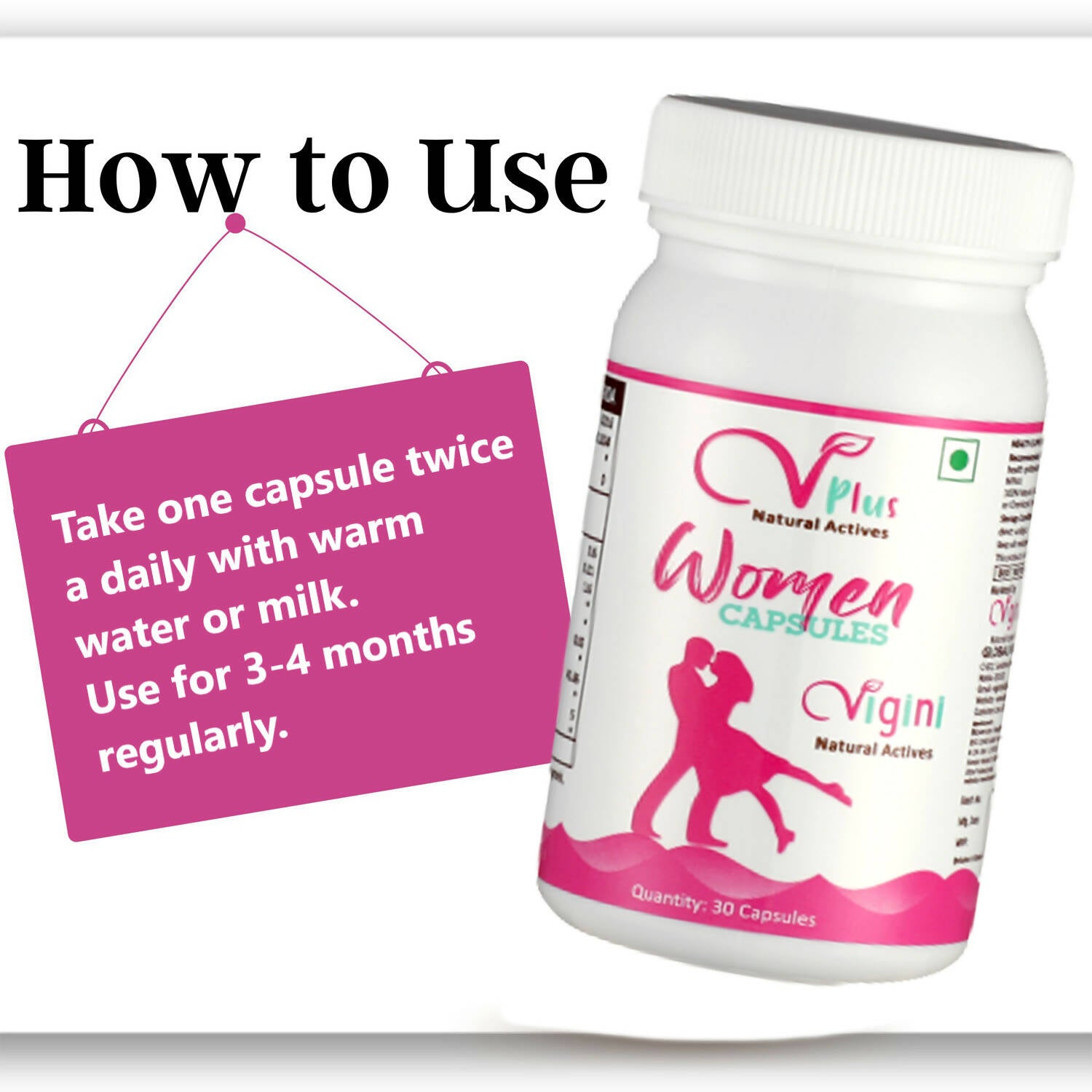 Vigini Natural Actives Performance Women Capsules - Distacart