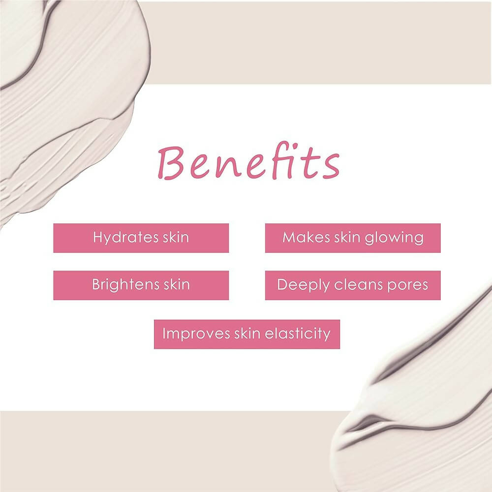 Vedic Naturals Pink Clay With Vitamin-C Powder Peel Off Mask - Distacart