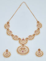 Thumbnail for Kushal's Fashion Jewellery Gold-Plated Stone Studded Jewellery Set - Distacart