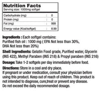 Thumbnail for Curegarden Natural Omega-3 50 60 Softgels