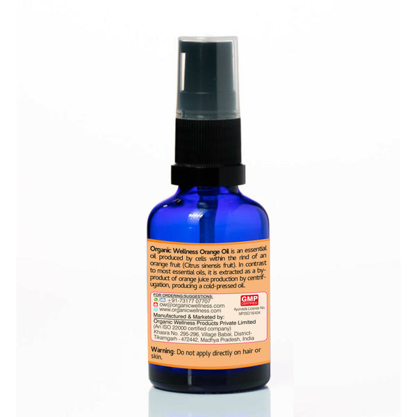 Organic Wellness Orange Essential Oil - Distacart