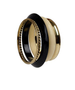 Thumbnail for Brass Alloy Designer Brass Five Bangle Set - The Pari - Distacart