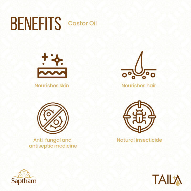 Saptham Taila 100% Natural Castor Oil - Distacart