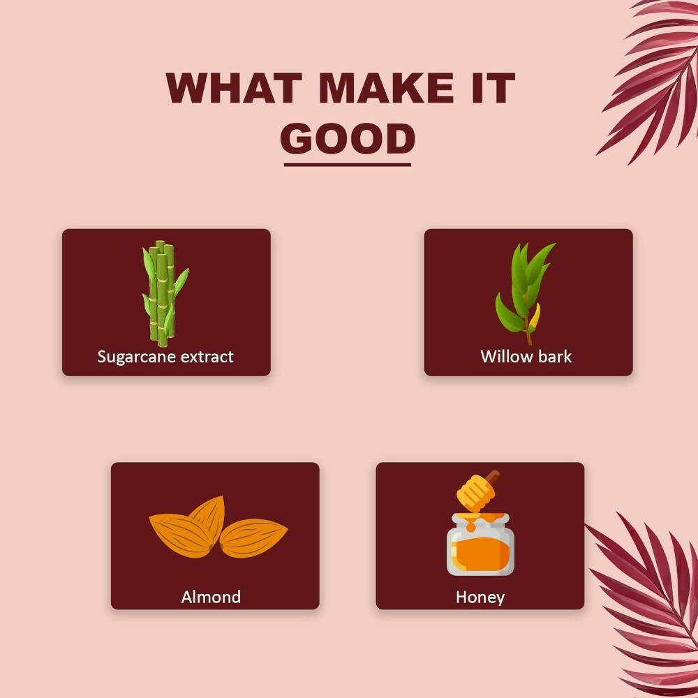 Glamveda Men Glycolic Acid & Salicylic Acid Anti Acne Face Wash - Distacart