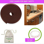 Thumbnail for Safe-O-Kid High Density Edge Guards - 5 Mtr (Brown) For Kids Protection - Distacart