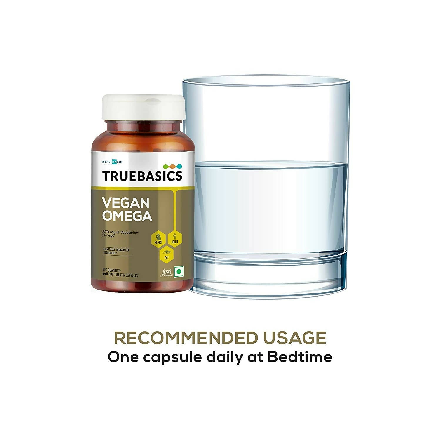 TrueBasics Vegan Omega Capsules - Distacart