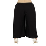 Thumbnail for Lagi Women's Black Solid Palazzo (PLZ03A)