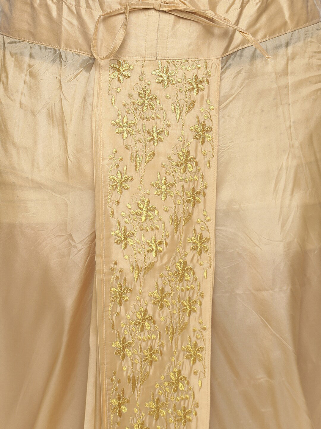 Sethukrishna Men Golden Embroidered Dhoti Pant - Distacart