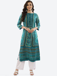 Thumbnail for Biba Women Geometric Printed Kurta - Distacart