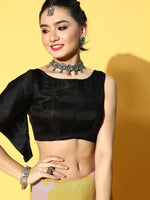 Thumbnail for Tikhi Imli Abstract Poly Georgette Saree Border - Distacart