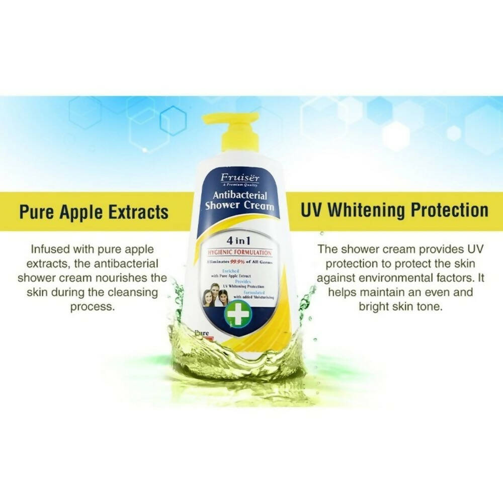 Fruiser Anti Bacterial Shower Cream With Fresh Apple - Distacart