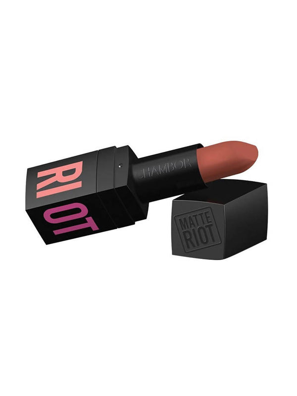 Chambor Brown Matte Riot Lipstick 283