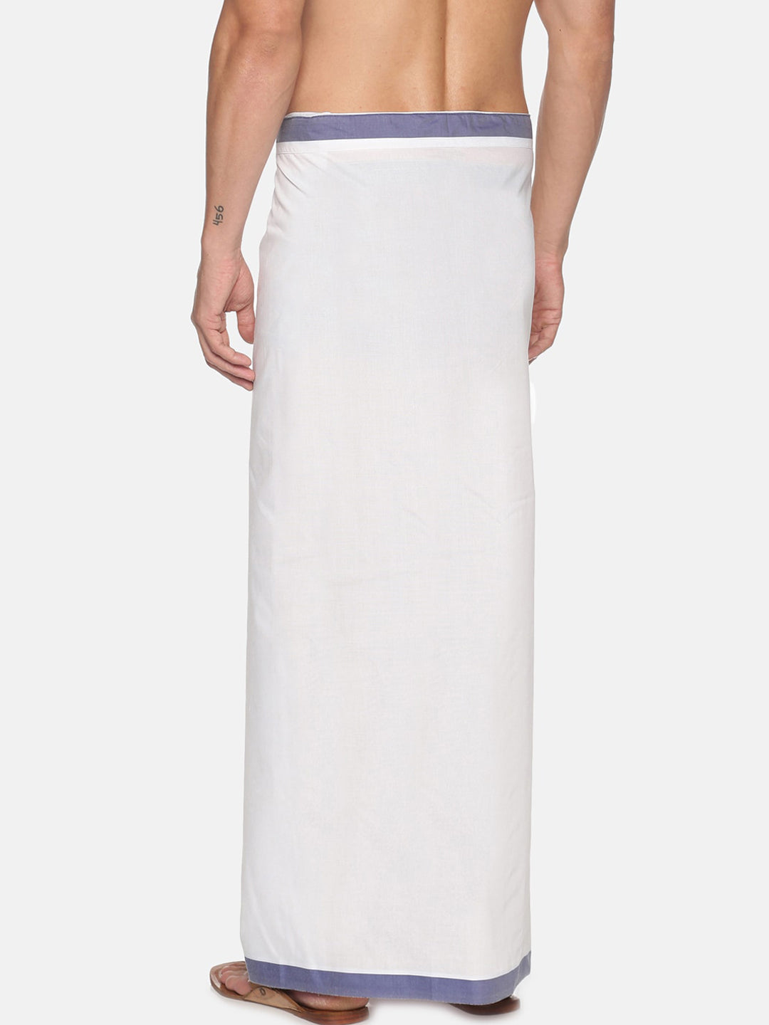 Sethukrishna Men Pack Of 2 Solid Cotton Dhotis - Distacart