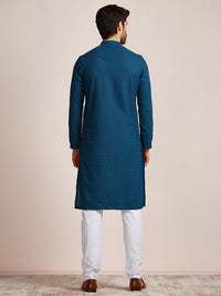 Thumbnail for Manyavar Men Mandarin Collar Kurta with Pyjamas - Distacart