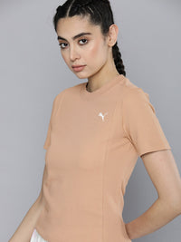 Thumbnail for Puma Textured Round Neck HER Slim Fit Outdoor Sustainable T-shirt - Distacart