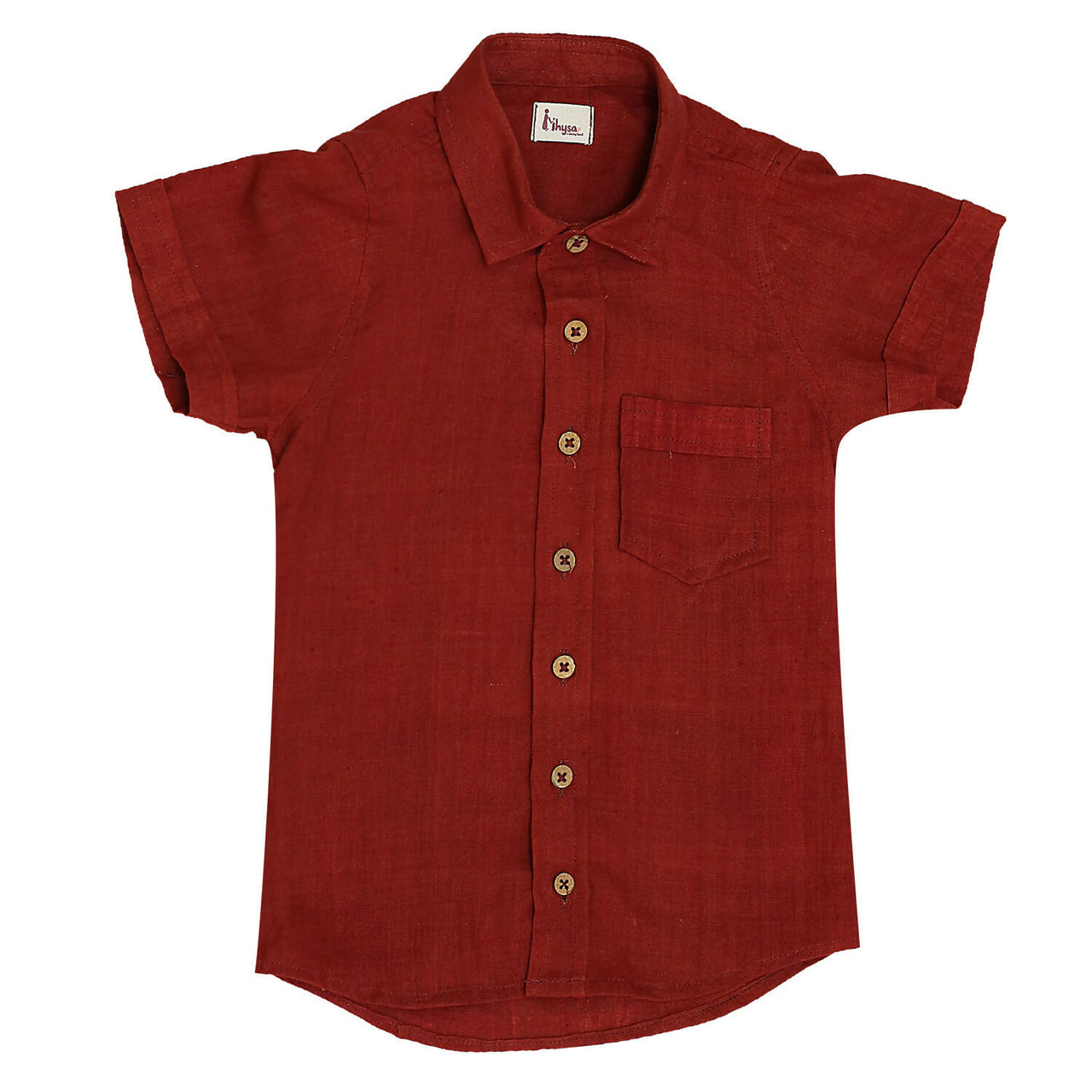 Mhyssa Yellow Dungaree With Round Neck Half Sleeves Maroon Shirt Set - Distacart