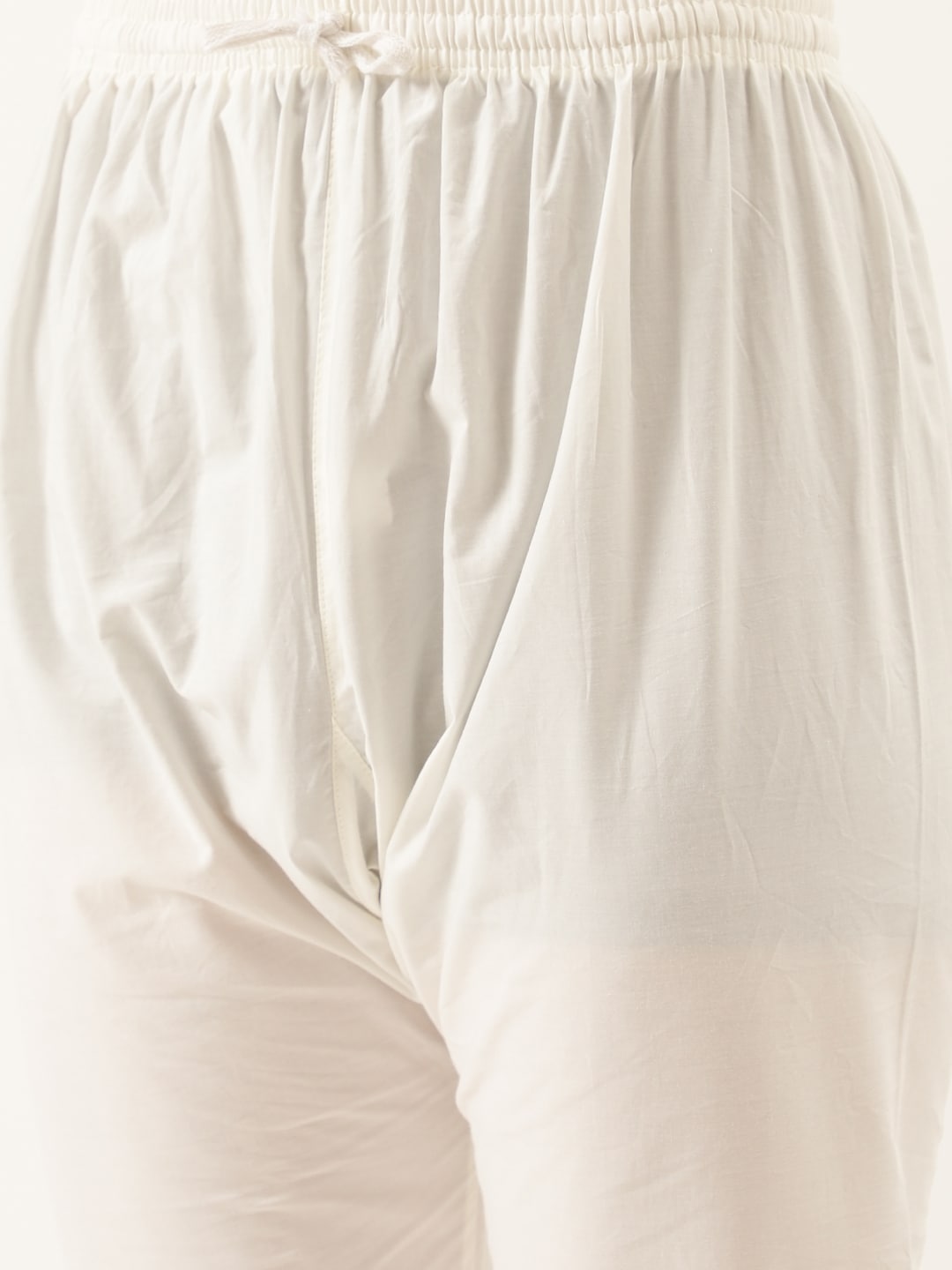 Manyavar Men Blue & White Self Design Kurta with Churidar - Distacart