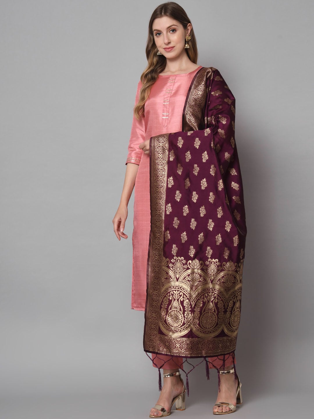Kalini Regular Kurta with Trousers & Dupatta - Distacart