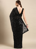 Thumbnail for Mitera Abstract Sequinned Saree - Distacart