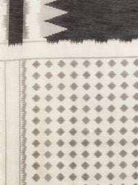 Thumbnail for Saree Mall Black & White Pure Cotton Saree - Distacart