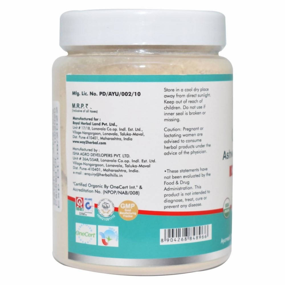 Way2herbal Organic Ashwagandha Powder