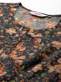 Thumbnail for Biba Women Floral Printed Regular Pure Cotton Kurta Set - Distacart