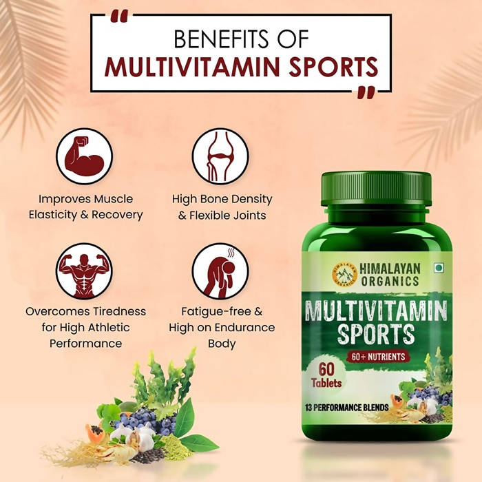 Organics Multivitamin Sports 60 + Vital Nutrients 13 Performance Blends: 60 Tablets