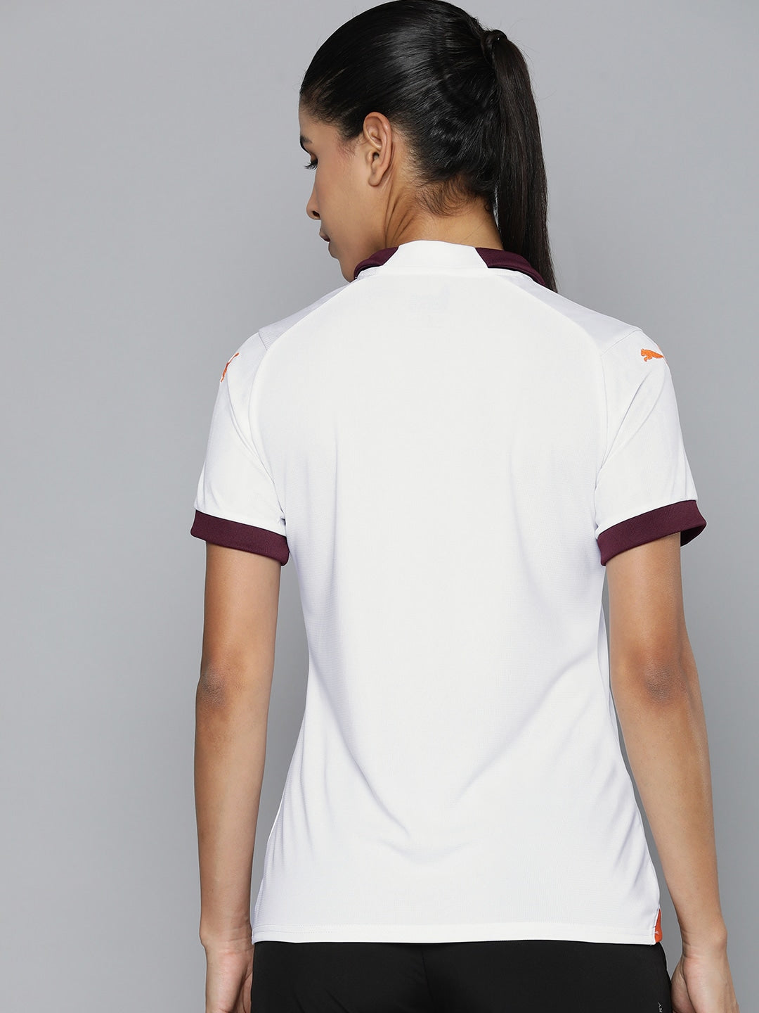 Puma Typography Manchester City 23/24 Away Polo Collar Drycell Football T-shirt - Distacart