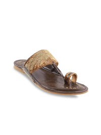 Thumbnail for Mochi Men Brown Brown Embellished Comfort Sandals - Distacart