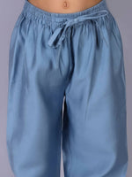 Thumbnail for Lil Drama Ethnic Boys Blue Kurta with Pant set - Distacart