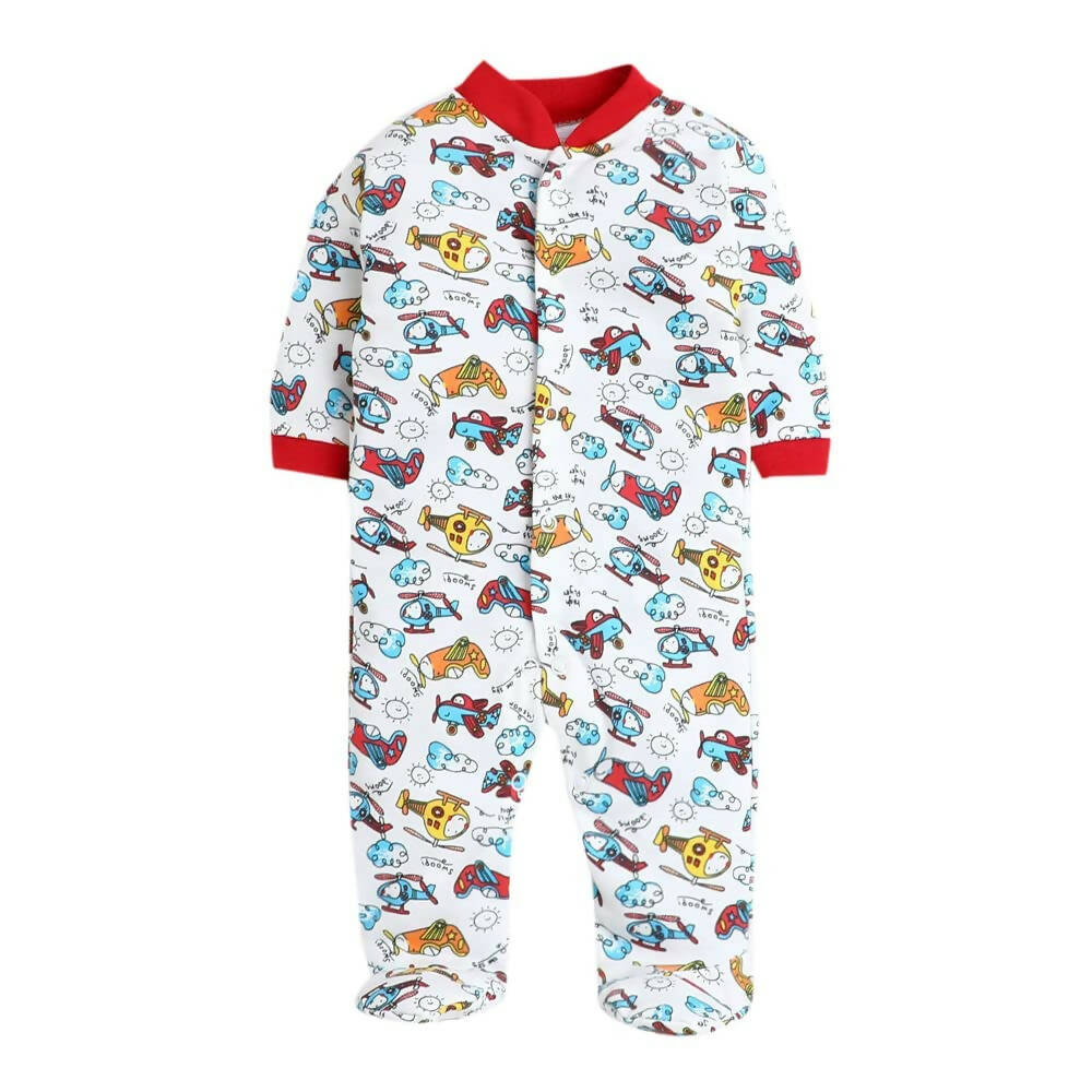 Daddy - G Rompers/Sleepsuits/Jumpsuit /Night Suits for New Born Babies - Red - Distacart