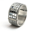 Thumbnail for Mominos Fashion Kamal Johar Oxidised Mirror work Design Bracelet