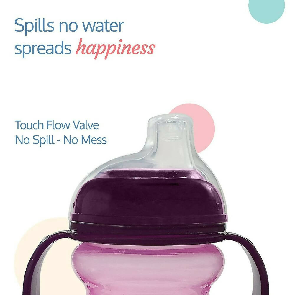 LuvLap Moby Little Spout Sipper for 6m+ (Purple) - Distacart
