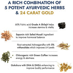 Thumbnail for Kapiva Ayurveda Him Foods Sj Gold Capsules - Distacart