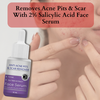 Thumbnail for Dermistry Anti Acne 2% Salicylic Acid Niacinamide & Vitamin C Pits Scars Dark Spots Face Serum - Distacart