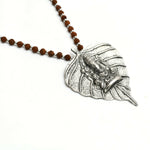 Thumbnail for Mominos Fashion Johar Kamal Oxidised Silver-Plated Brass Finish Ganesha Long Necklace For Women - Distacart