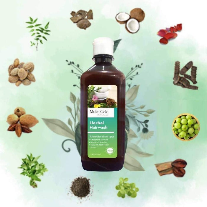 Jeevan Ras Mukti Gold Herbal Hairwash - Distacart