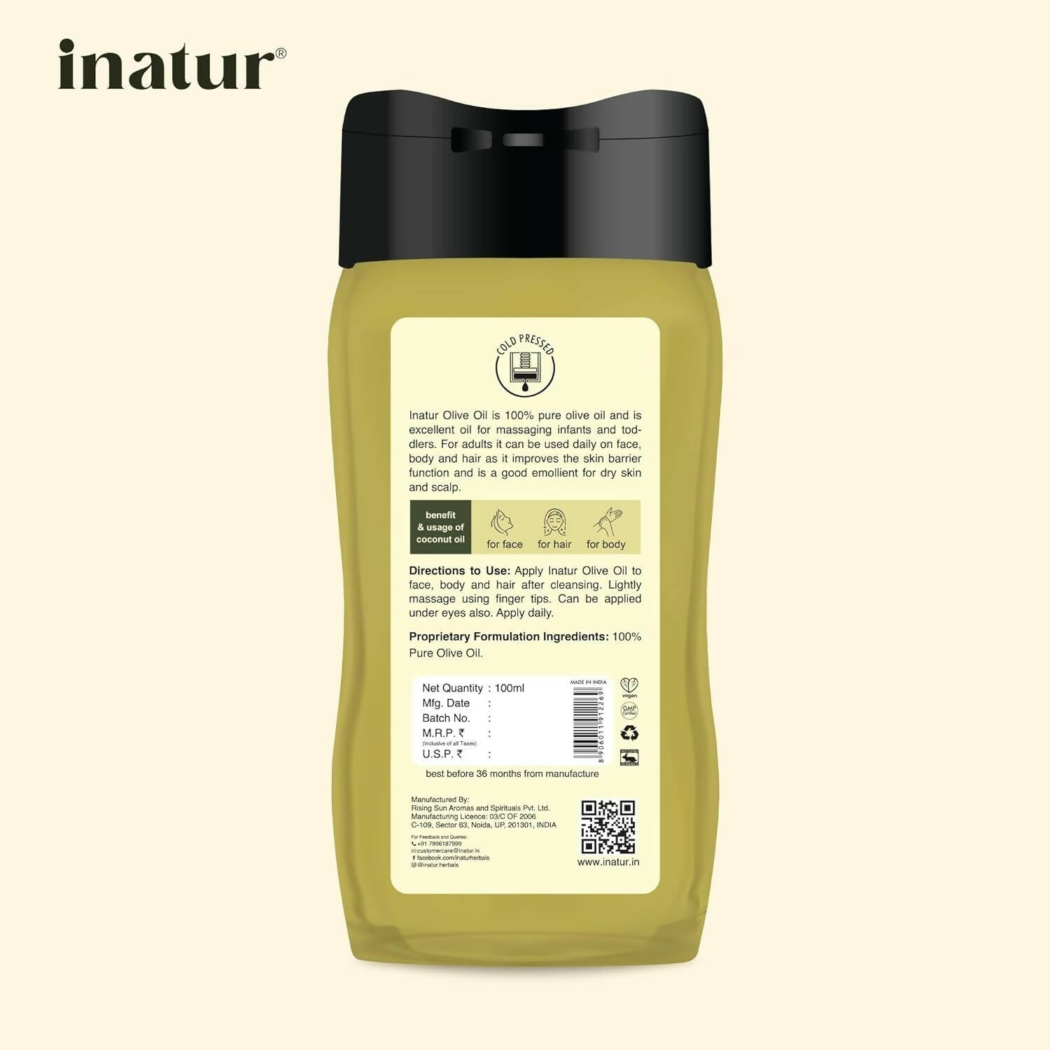 Inatur Cold Pressed Olive Oil - Distacart