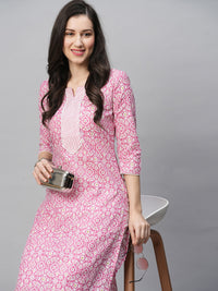 Thumbnail for Kalini Women Ethnic Motifs Printed Kurta with Trousers Set - Distacart