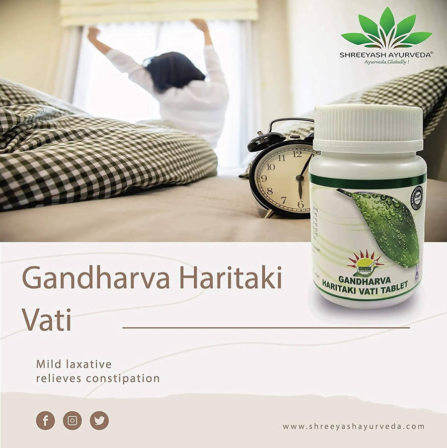 Shreeyash Ayurveda Gandharva Haritaki Vati Tablets