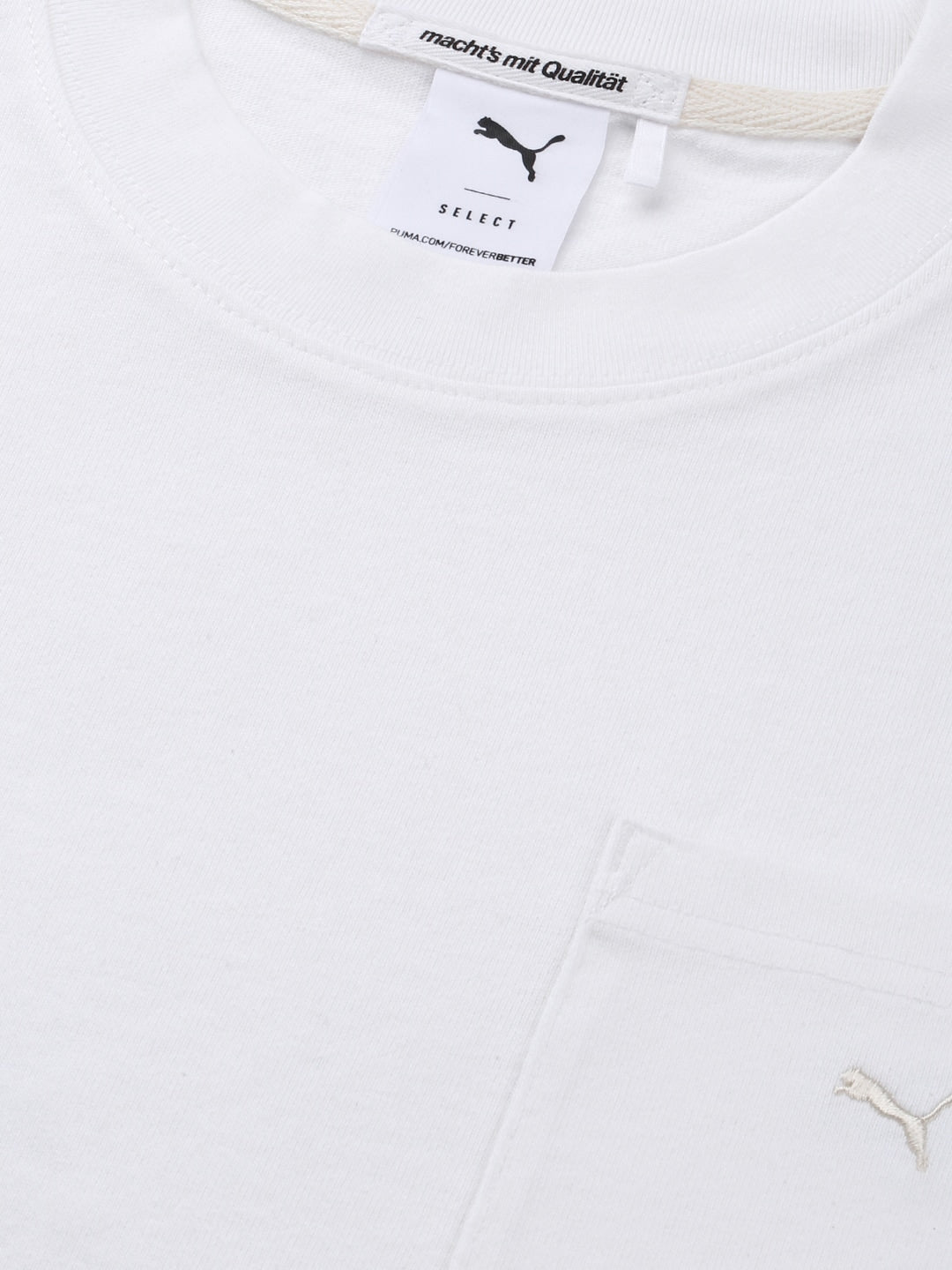 Puma Unisex Drop-Shoulder Sleeves Pure Cotton MMQ Pockets T-shirt - Distacart