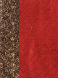 Thumbnail for Saree Mall Maroon Printed Saree - Distacart