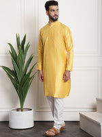 Thumbnail for Sojanya Ethnic Motifs Printed Regular Kurta & Pyjamas With Nehru Jacket - Distacart