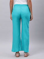 Thumbnail for Souchii Blue Liva Palazzos - Distacart