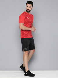 Thumbnail for Puma teamULTIMATE Graphic Striped V-Neck dryCELL Slim Fit Football T-shirt - Distacart