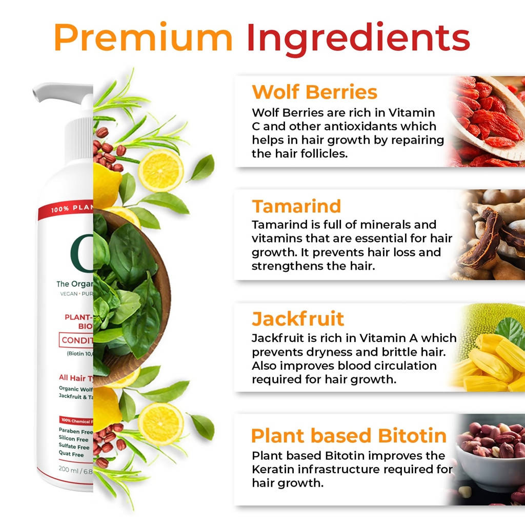 The Organic Forest Plant-Based Biotin Conditioner