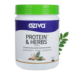 Thumbnail for OZiva Protein & Herbs for Men Chocolate 16 serving