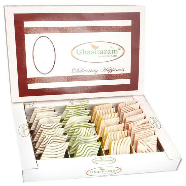 Ghasitaram Assorted Irish Kaju Katli Sweets - Distacart