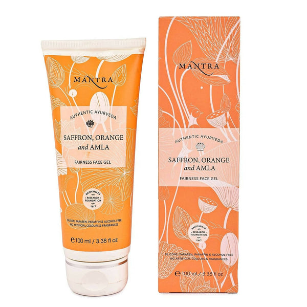 Mantra Herbal Saffron, Orange and Amla Glowing Face Gel - Distacart