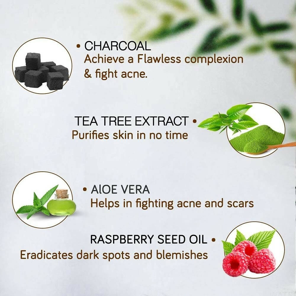 NutriGlow NATURAL'S Bamboo Charcoal Face & Body Scrub - Distacart